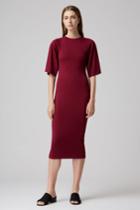 The Fifth The Fifth Repetition Dress Burgundy