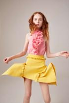 C/meo Collective Iridescent Knit Skirt Chartreusexxs, Xs,s,m,l