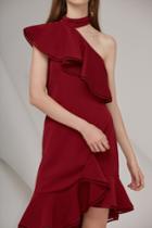 Keepsake Lovers Holiday Mini Dress Plum