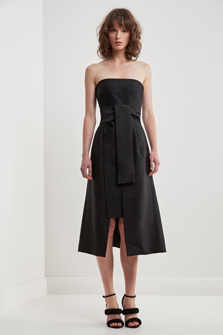 C/meo Collective White Lies Dress Black