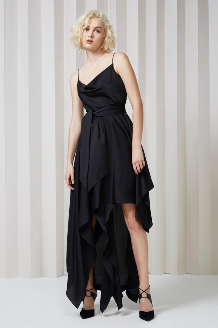Keepsake Rain Drops Dress Black