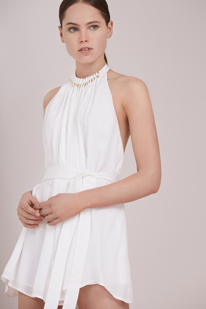 Keepsake Hurricane Playsuit Ivory