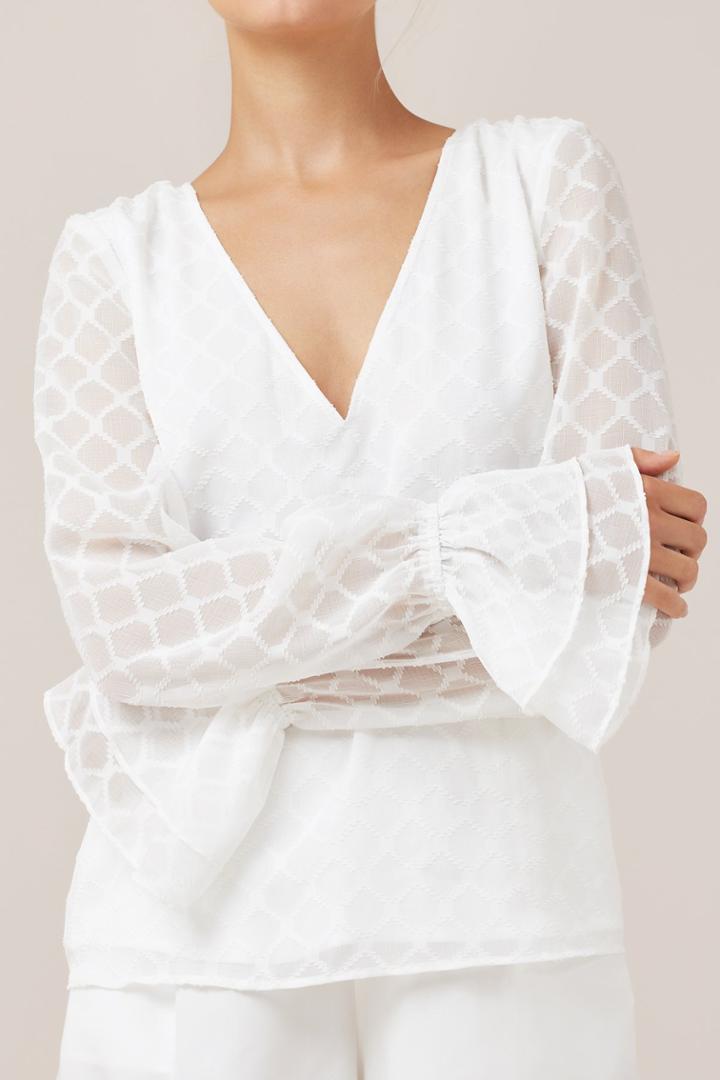 Finders Keepers Finders Keepers Ryder Long Sleeve Shirt Cloud