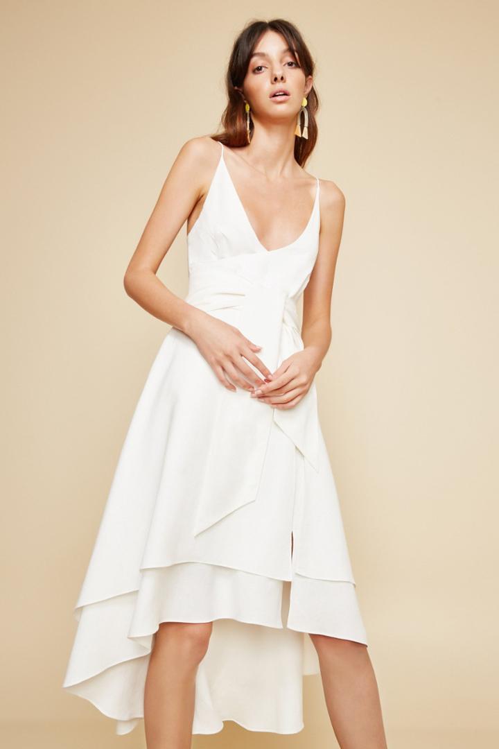 C/meo Collective C/meo Collective Vision Of You Dress Ivoryxxs, Xs,s,m