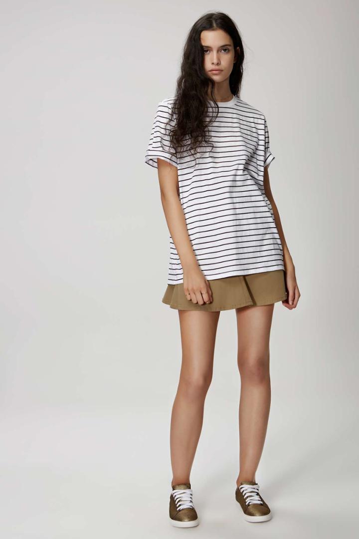 The Fifth The Fifth Around The World T-shirt Black And White Stripe
