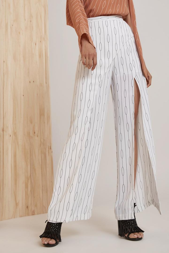 C/meo Collective C/meo Collective Everlasting Pant Ivory Chain Printxs,s