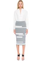 C/meo Collective Llian Knit Skirt Grey