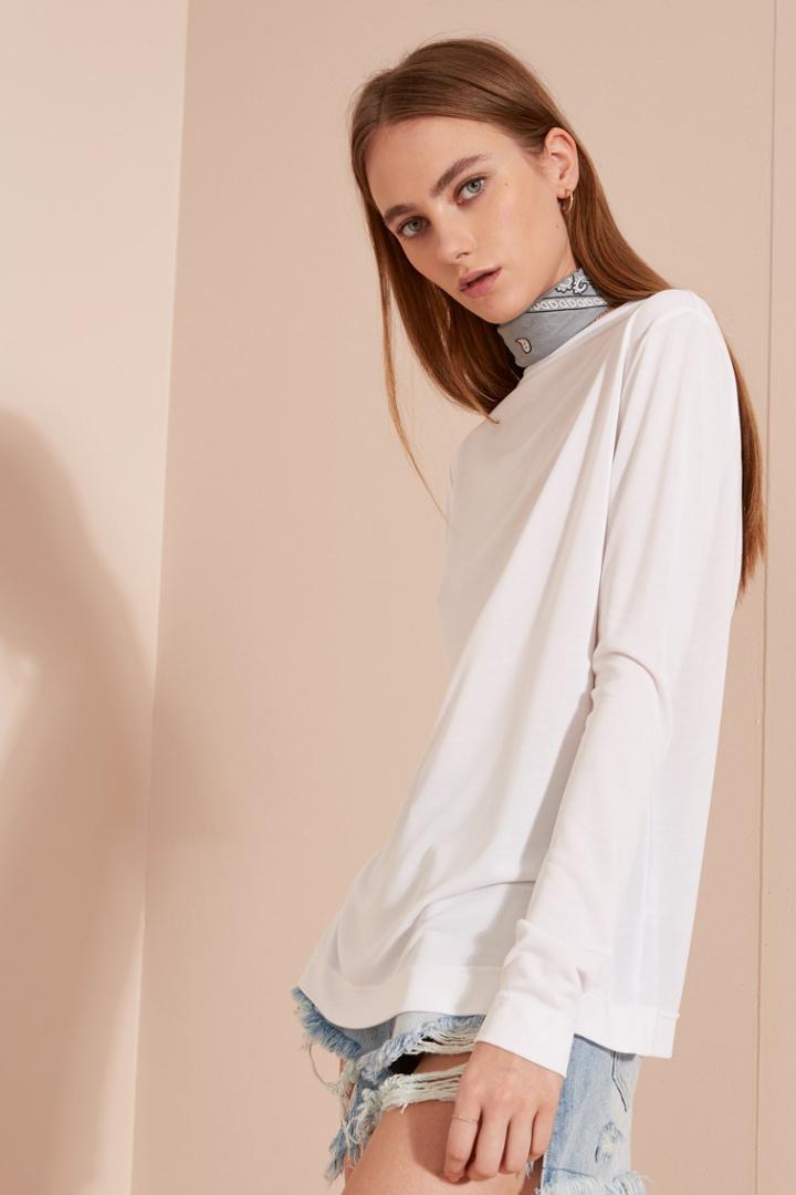 The Fifth South West Long Sleeve Top White