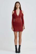 C/meo Collective C/meo Collective Out Of Danger Long Sleeve Dress Fig