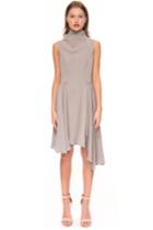 Keepsake Break Even Mini Dress Mid Grey