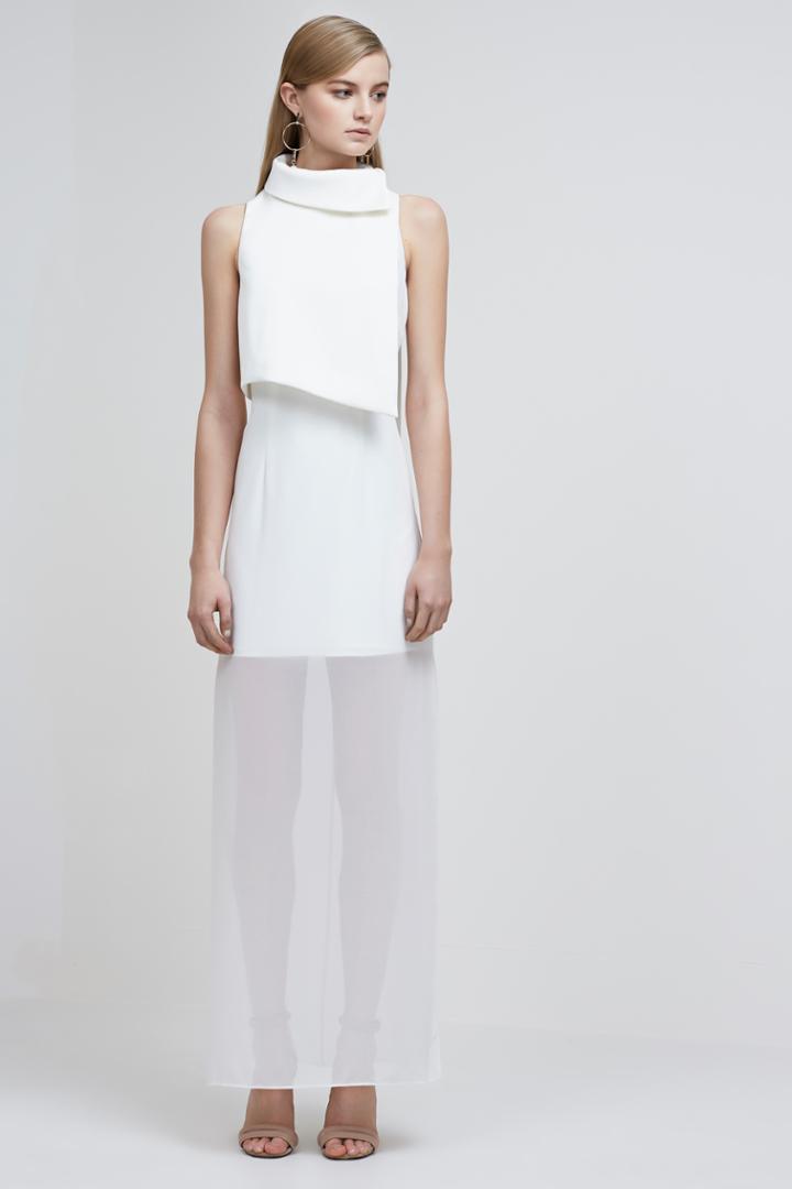 Keepsake Double Take Maxi Dress Ivory