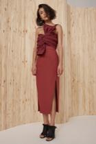 C/meo Collective Bound Together Skirt Marsala