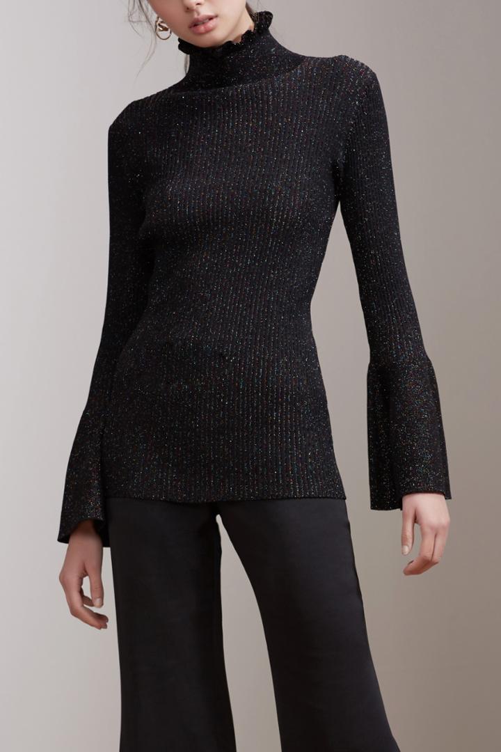 Keepsake Keepsake Element Long Sleeve Knit Top Black