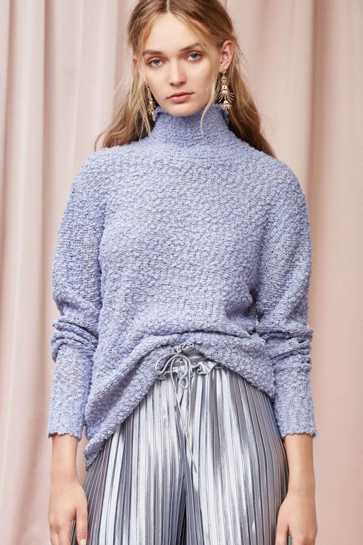 Finders Keepers Finders Keepers Odessa Knit Steel Bluexxs, Xs,s,m,l