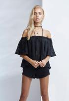 Finders Keepers Finders Keepers Better Days Ruffle Top Black