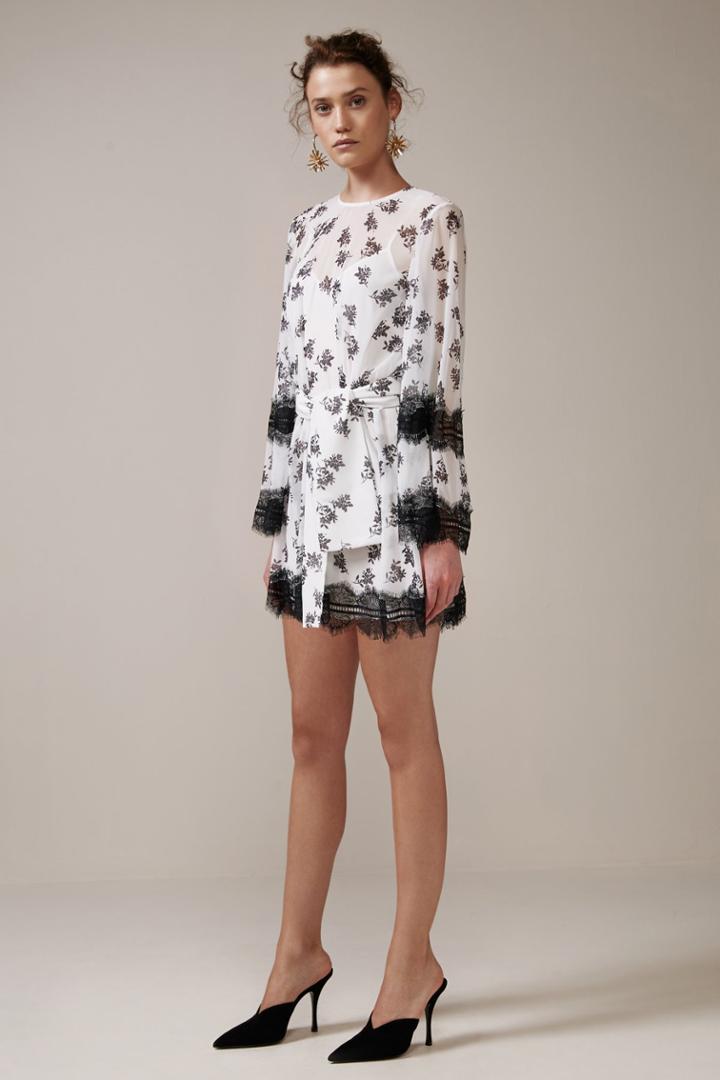 Keepsake Moonlight Dress Ivory Floral