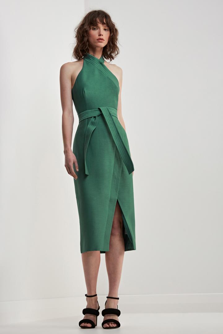 C/meo Collective Easy Love Dress Green