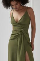 C/meo Collective Interrupt Dress Pine