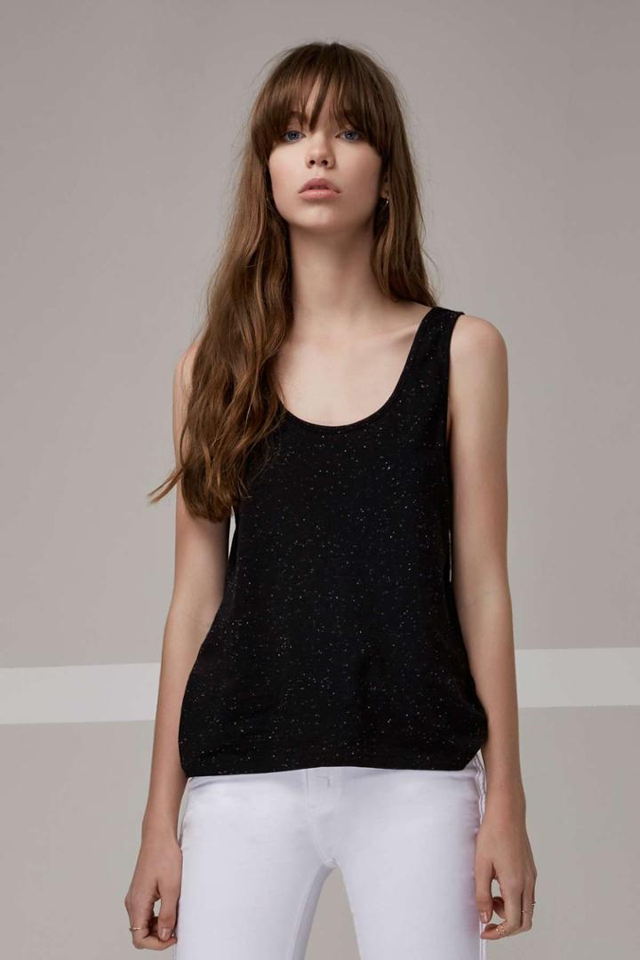 The Fifth The Fifth Off Duty Singlet Charcoal Slub