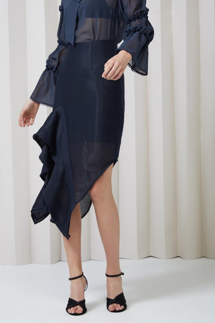Keepsake Flashing Lights Skirt Navy