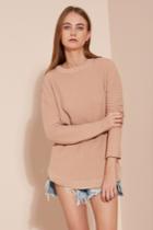 The Fifth The Pause Knit Metallic Blush