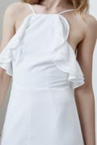 C/meo Collective Fading Nights Fitted Dress Ivory