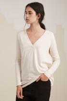 The Fifth Double Take Long Sleeve Top Oatmeal Marle