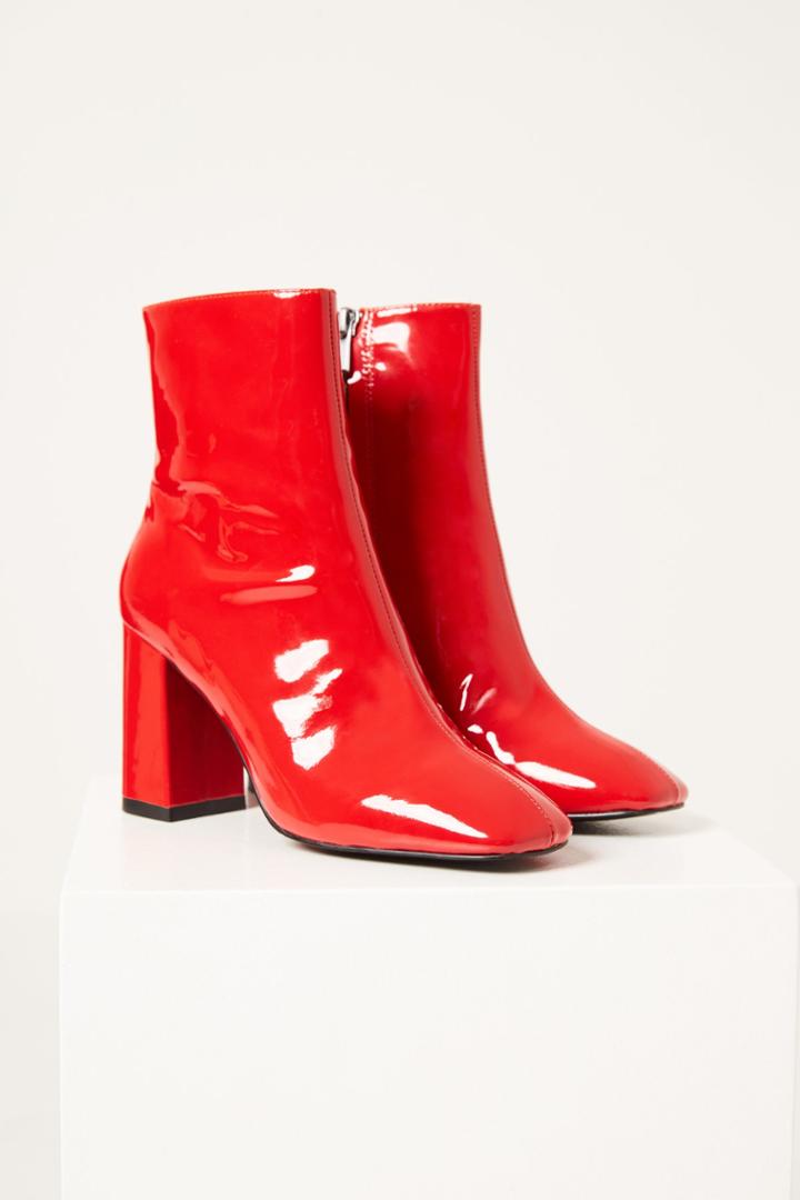 Jaggar Jaggar Blocked Boot Red35,36,41,37,38,39,40