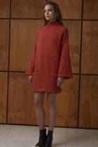 C/meo Collective Change For Love Knit Dress Burnt Rust