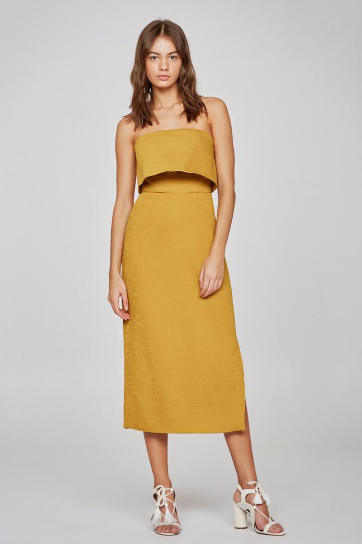 C/meo Collective C/meo Collective Love Like This Dress Chartreusexxs, Xs,s,m,l,xl