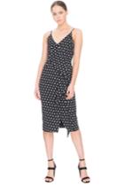 Keepsake Soul Fire Dress Spot Print Dark