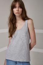 The Fifth Off Duty Singlet Grey Marle Slub