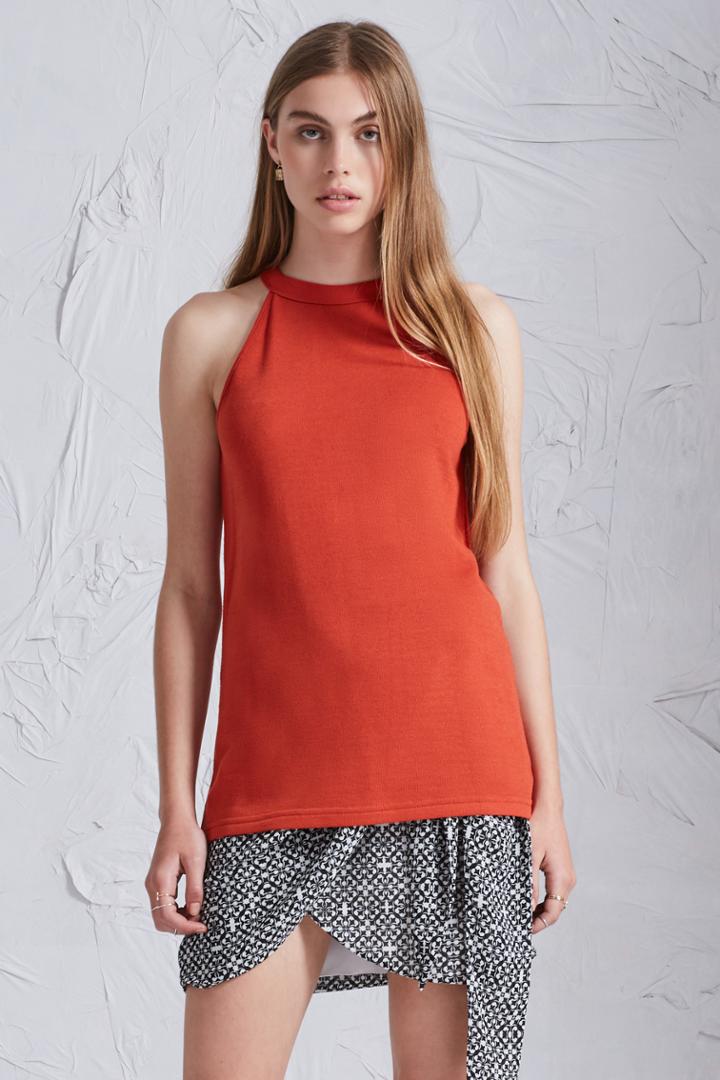 The Fifth Three Days Top Burnt Orange