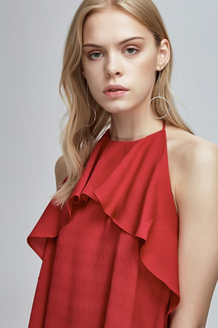 Finders Keepers Willow Dress Cherry
