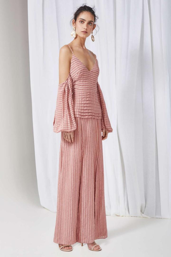 Keepsake Waterfall Gown Rosewood