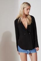 The Fifth The Fifth Hollywood Long Sleeve Top Blackxxs, Xs,m,xl