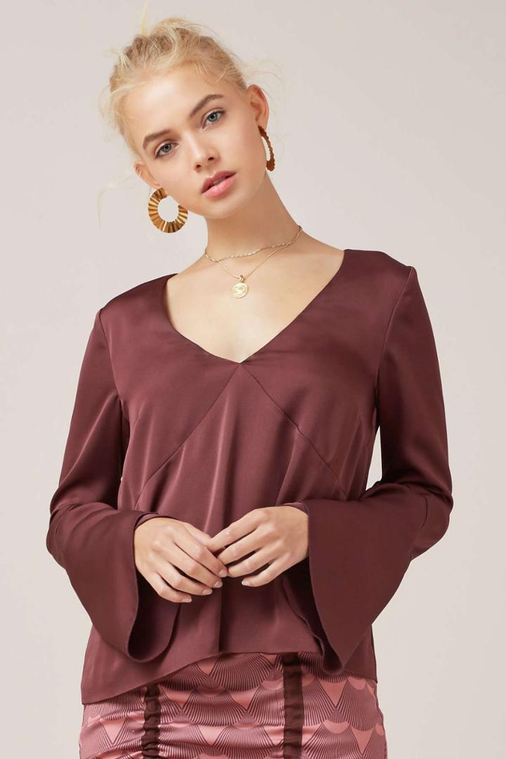 Finders Keepers Seasons Top Plumxxs, Xs,s,m,l,xl