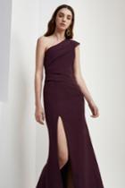 C/meo Collective Don't Stop Full Length Dress Aubergine