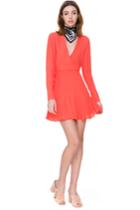 C/meo Collective Hold Tight Long Sleeve Dress Morange