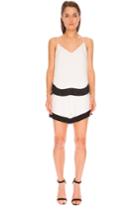 C/meo Collective Sweet Nothing Singlet Ivory/black