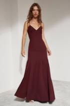 C/meo Collective Oblivion Full Length Dress Mahogany