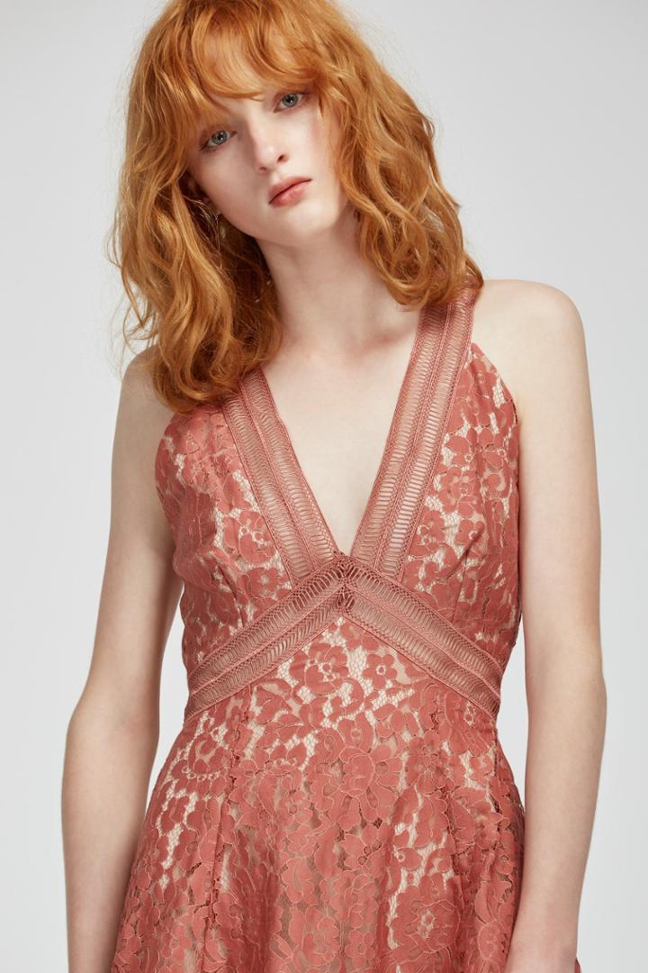 Keepsake Oblivion Lace Dress Spice
