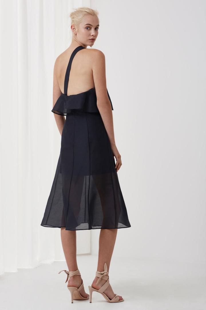 Keepsake Float Dress Navy