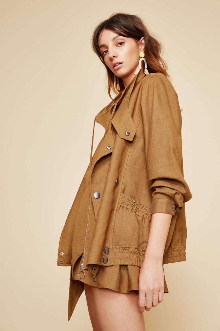 C/meo Collective Get Right Jacket Taupexxs, Xs,s,m,l,xl