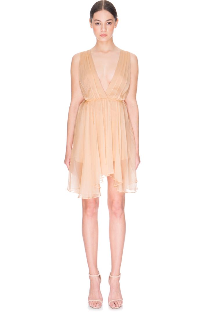 Keepsake All Rise Mini Dress Biscuit