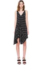 C/meo Collective Spelt Out Print Dress Black Square Dot