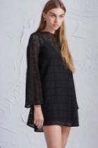 The Fifth Tune In Long Sleeve Dress Black