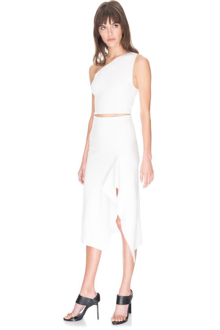 C/meo Collective Break Free Knit Skirt Ivory