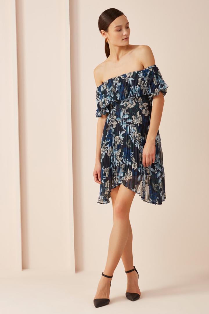 Keepsake Seasons Dress Navy Botanic Floral