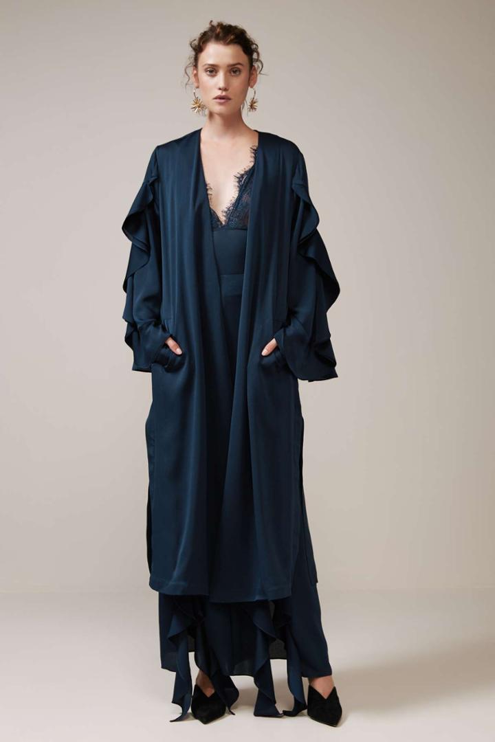 Keepsake Keepsake Tear Drop Coat Navy